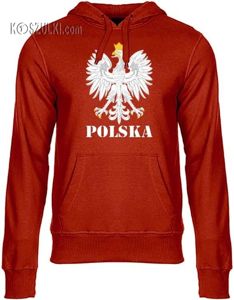 Bluza z kapturem Orzeł– Polska,czerwona